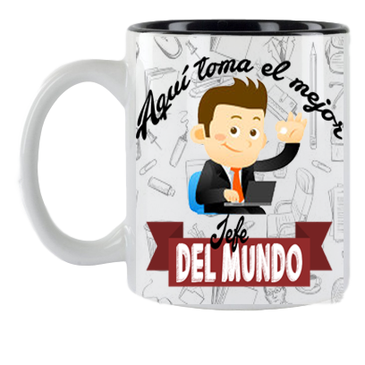Mug Para El Mejor Jefe Del Mundo