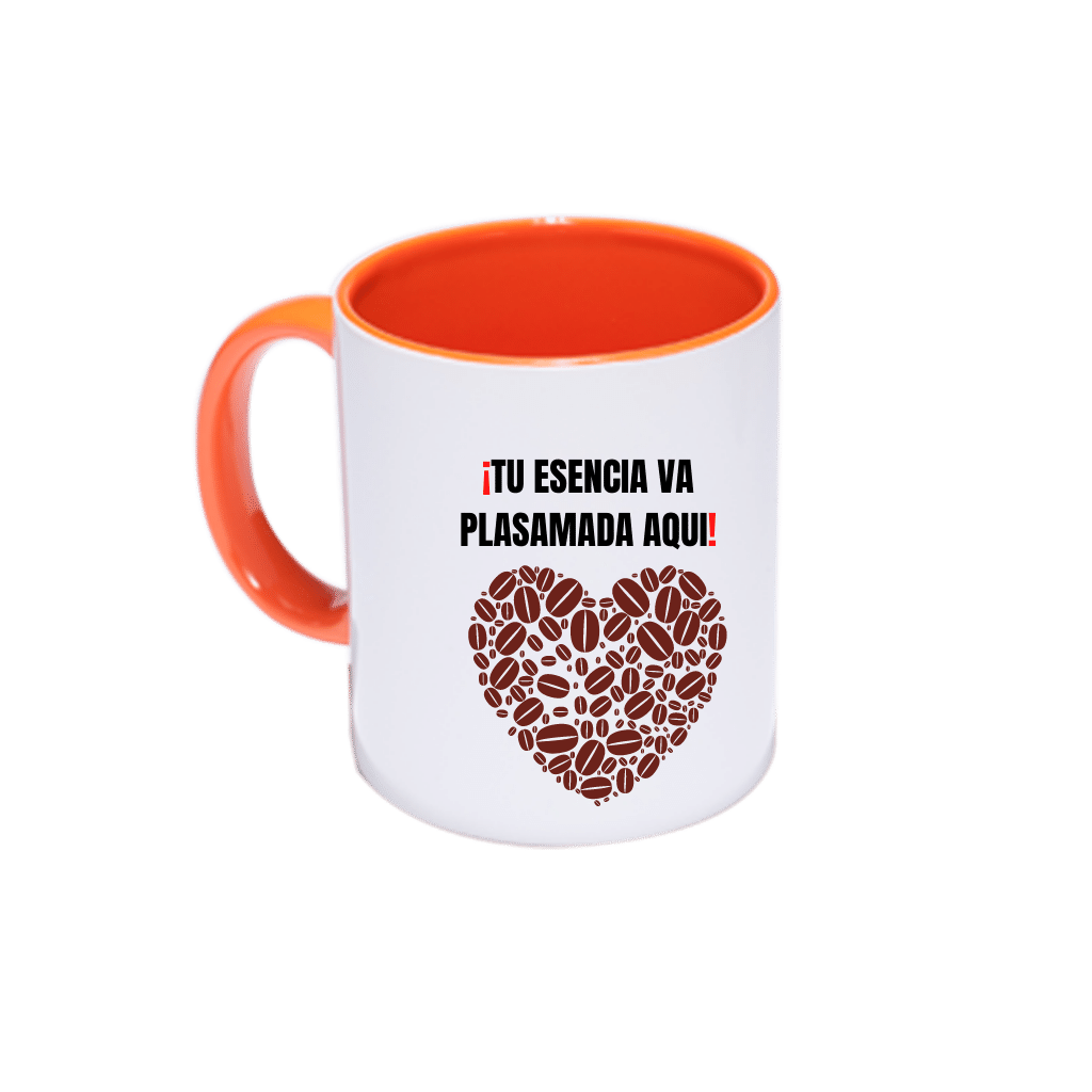 Mug Personalizad Con Color En Interior